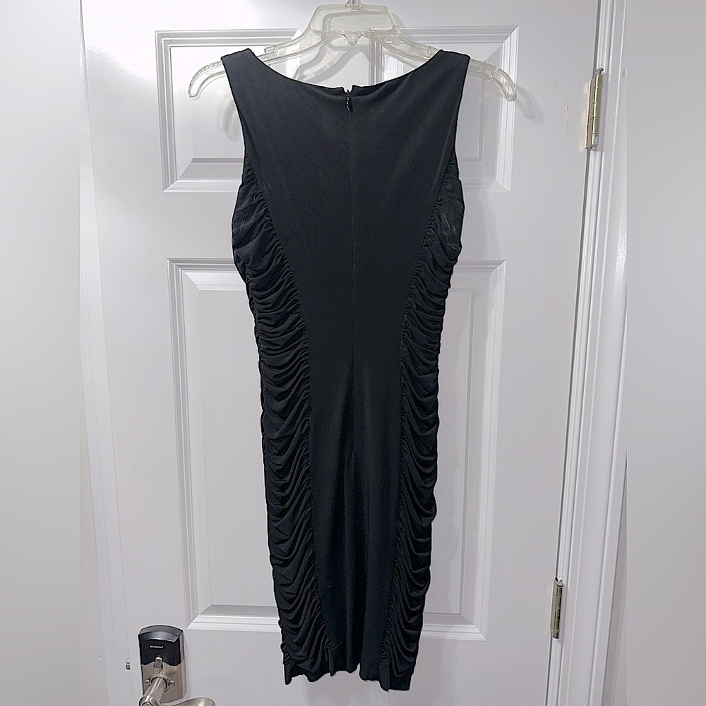Calvin Klein Black Cocktail Midi size 6 petit Dress